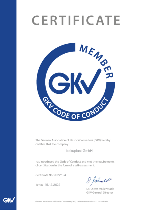 Certyfikat GKV